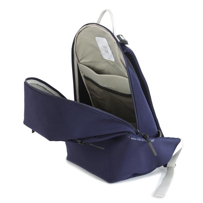 最大51% 3/3限定 ウィーミー デイパック リュック 22L 軽量 軽い ニット ジャージー ナイロン WE-ME W-02-3 ウエストハーネス チェストベルト 日本製 在庫限り | ブランド登録なし | 17