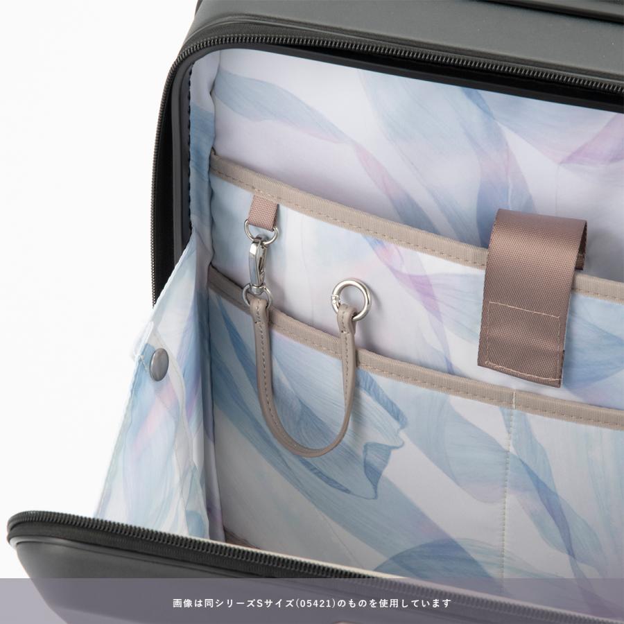 最大50% 9/8限定 エース スーツケース Mサイズ キャリーケース 52L/63L 拡張 軽量 中型 フロントオープン ストッパー W&.Day/Night 05422 | ブランド登録なし | 16