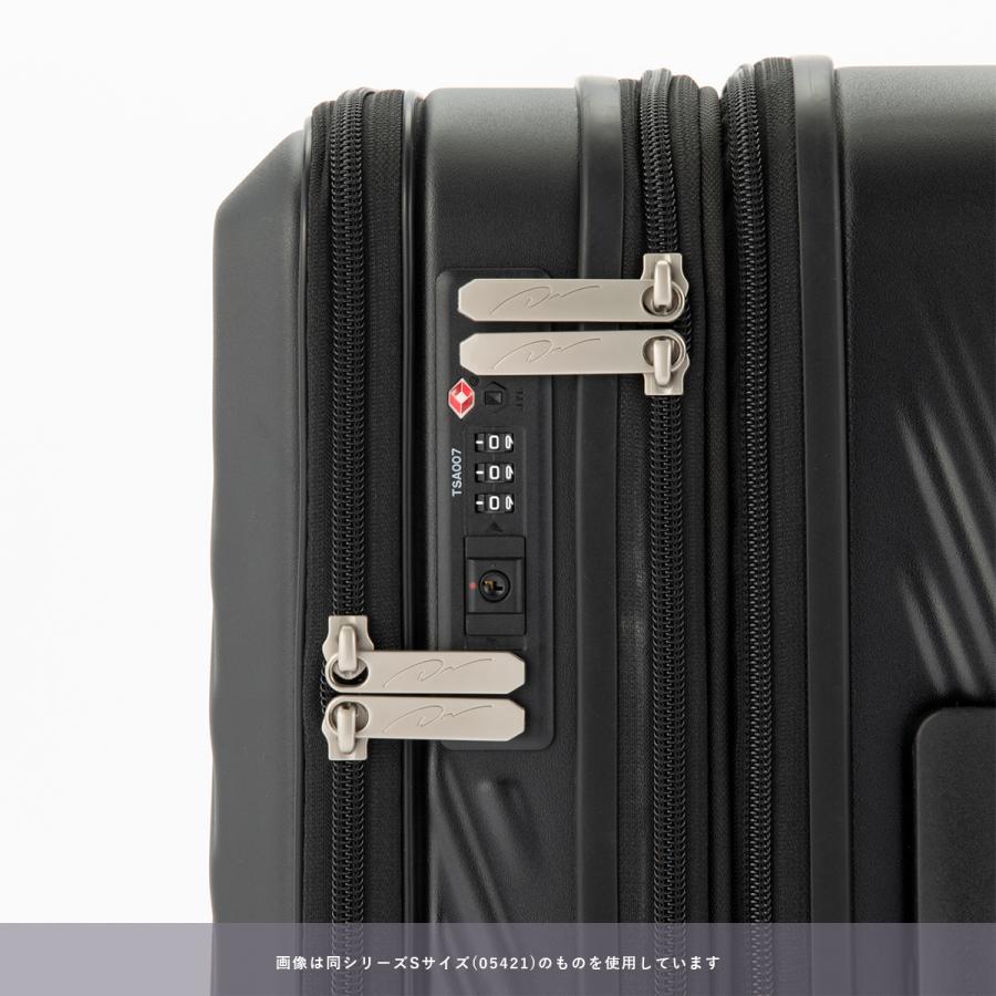 エース スーツケース Mサイズ キャリーケース 52L/63L 拡張 軽量 中型 フロントオープン ストッパー W&.Day/Night 05422 | W＆.Day/Night | 17