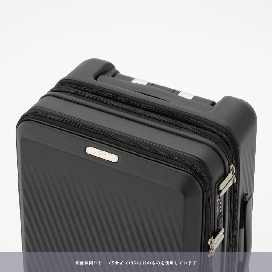 エース スーツケース Mサイズ キャリーケース 52L/63L 拡張 軽量 中型 フロントオープン ストッパー W&.Day/Night 05422 | W＆.Day/Night | 19