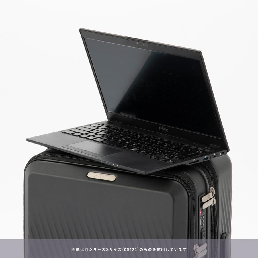 エース スーツケース Mサイズ キャリーケース 52L/63L 拡張 軽量 中型 フロントオープン ストッパー W&.Day/Night 05422 | W＆.Day/Night | 20