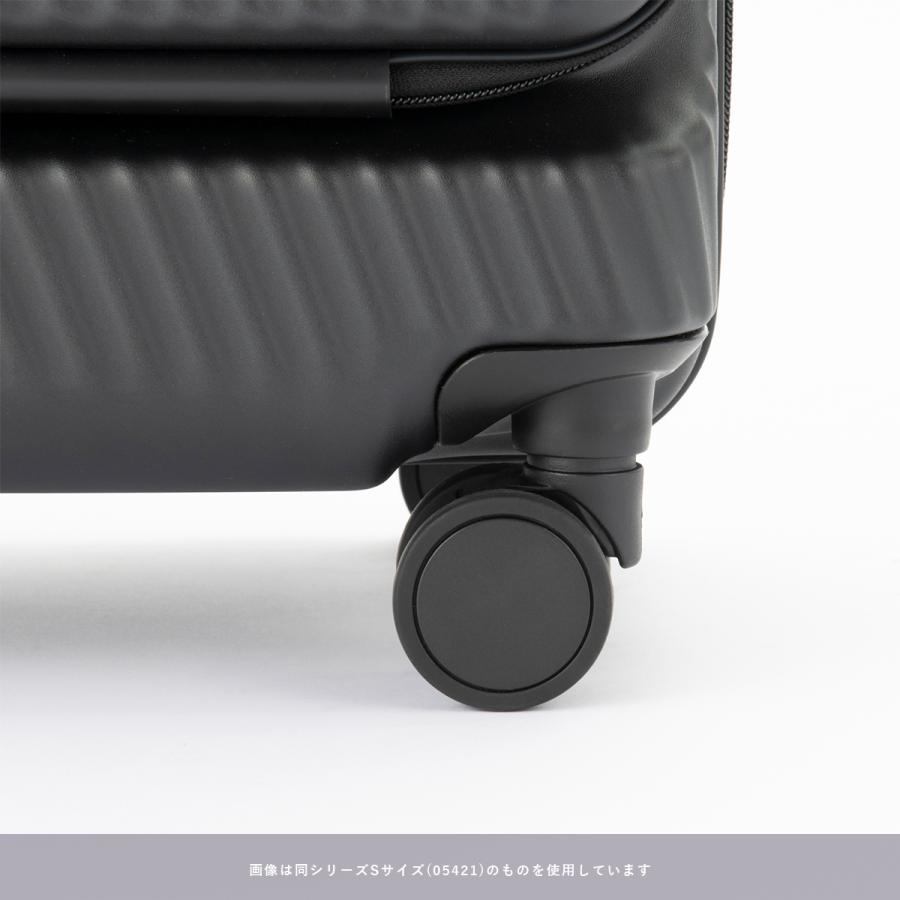 エース スーツケース Mサイズ キャリーケース 52L/63L 拡張 軽量 中型 フロントオープン ストッパー W&.Day/Night 05422 | W＆.Day/Night | 22