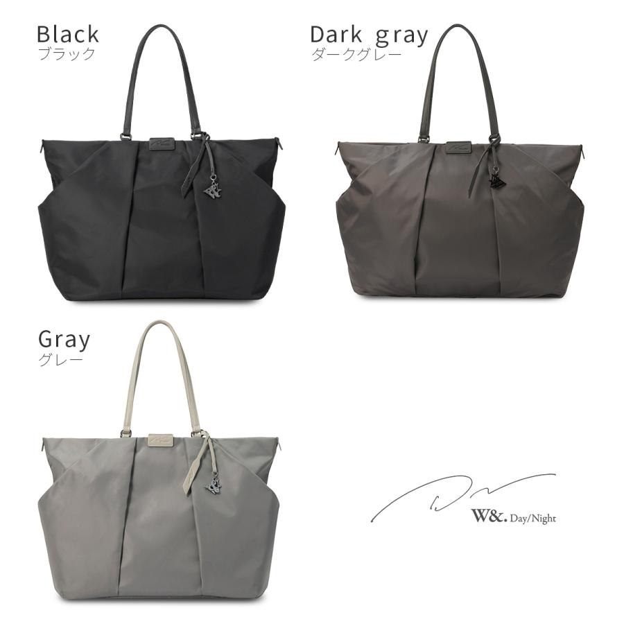 最大51% 3/3限定 W&.Day/Night ダブルアンドデイナイト スック トートバッグ レディース ビジネス 通勤 肩掛け 大きめ 大容量 A4 B4 Sukku 15185 | W＆.Day/Night | 05
