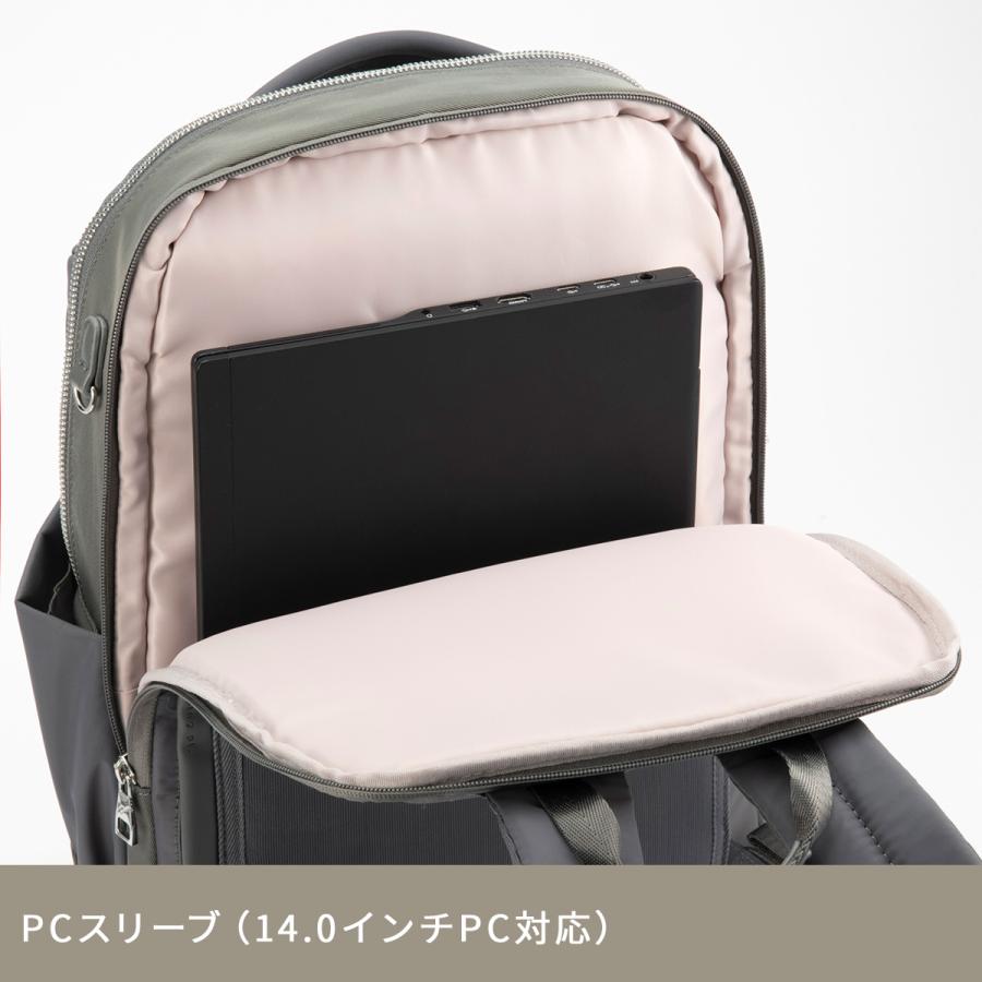 最大50% 9/8限定 ダブルアンドデイナイト ビジネスリュック レディース ブランド PC収納 2気室 A4 17L ビジネスバッグ ポルク W&.Day/Night Polku 15237 | W＆.Day/Night | 13
