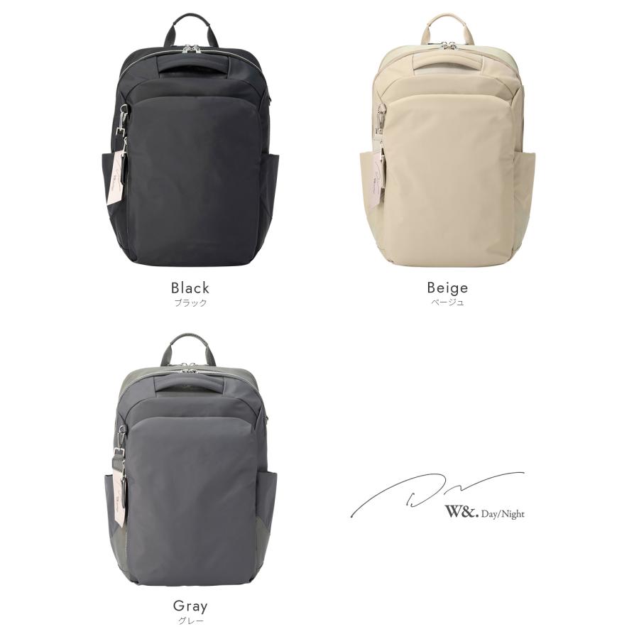 最大51% 1/27限定 ダブルアンドデイナイト ビジネスリュック レディース ブランド PC収納 2気室 A4 17L ビジネスバッグ ポルク W&.Day/Night Polku 15237 | W＆.Day/Night | 05