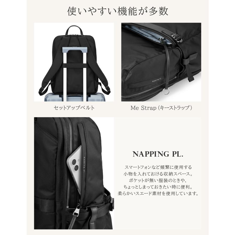 最大37% 3/18限定 ダブルアンドデイナイト ビジネスリュック レディース ブランド 軽量 大容量 PC収納 スクエア ビジネスバッグ リッカ2 W＆.Day/Night 19153 | ブランド登録なし | 12