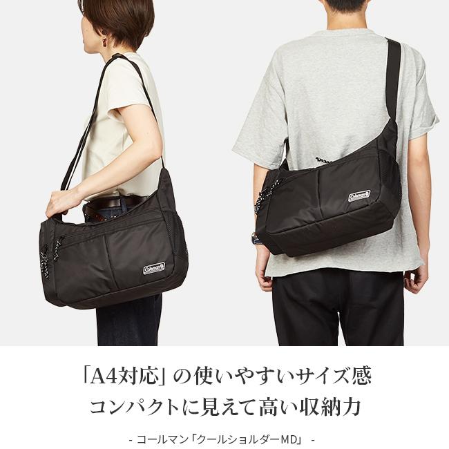 最大42% 8/18限定 コールマン ウォーカー クール ショルダーバッグ md メンズ レディース 大きめ 大容量 軽量 ペットボトル 8L A4 Coleman Walker | Coleman | 24