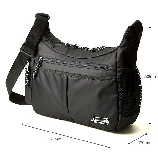 最大42% 3/27限定 コールマン ショルダーバッグ メンズ レディース ブランド 大容量 軽量 舟形 斜めがけ ボトルクーラーポケット ウォーカー Coleman walker | Coleman | 12