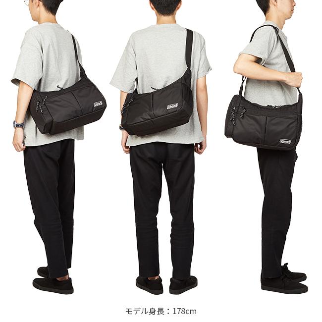 最大42% 3/3限定 コールマン ショルダーバッグ メンズ レディース ブランド 大容量 軽量 舟形 斜めがけ ボトルクーラーポケット ウォーカー Coleman walker | Coleman | 14