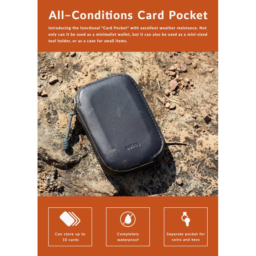 Bellroy All Conditions Card Pocket ベルロイ オールコンディションカードポケット カードケース 小銭入れ レザー 本革 軽量 WAWB 3年保証 | Bellroy | 03