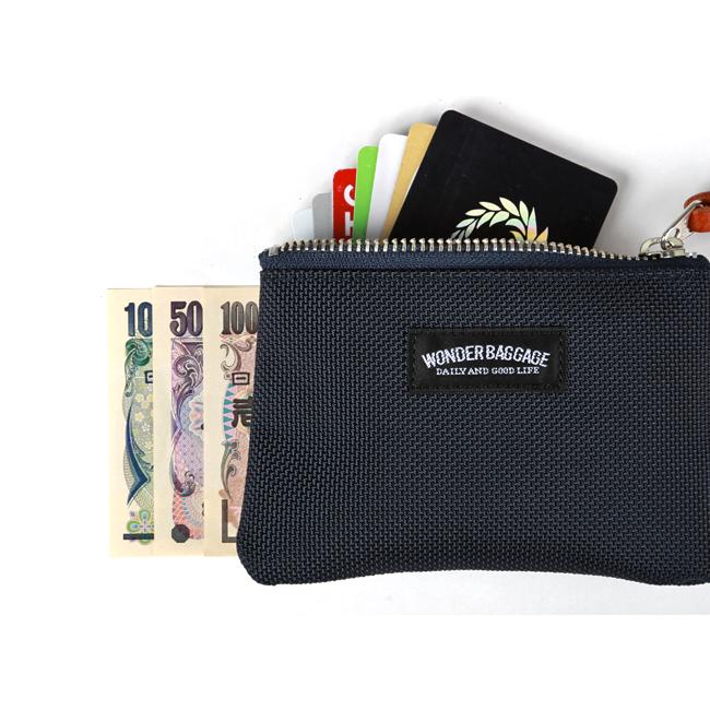 新品同様 WONDER BAGGAGE ワンダーバゲージ 折り財布 ウォレット WONDER BAGGAGE 最大40% 10/1限定 ワンダーバゲージ グッドマン