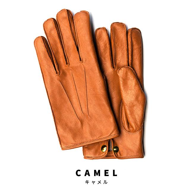 WONDER BAGGAGE レザーグローブ ホース＆カシミヤ Mサイズ WONDER BAGGAGE ワンダーバゲージ 手袋 レザーグローブ 革手袋