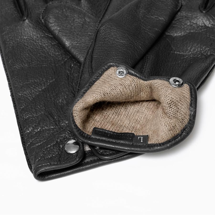 最大51% 2/11限定 ワンダーバゲージ シープレザーグローブ カシミア 手袋 羊革 一枚革 洗濯可 日本製 メンズ WONDER BAGGAGE wb-a-028 | WONDER BAGGAGE | 15