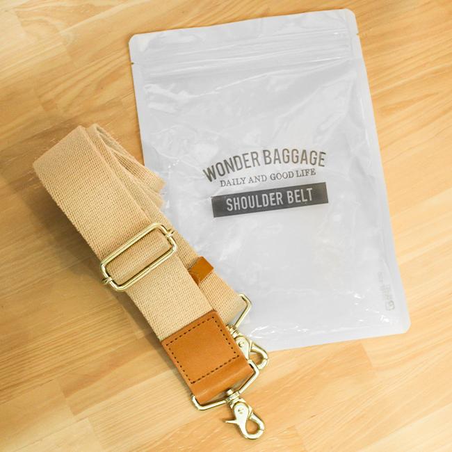最大41% 2/15限定 ワンダーバゲージ グッドマンズ ショルダーベルト 日本製 ブランド WONDER BAGGAGE WB-AC | WONDER BAGGAGE | 15