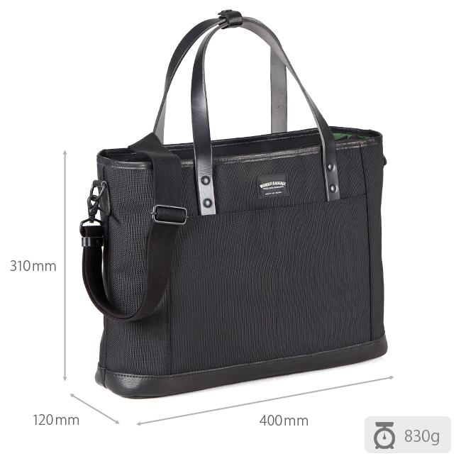 【美品】ワンダーバゲージ GOODMANS MG ビジネストートバック　2way WONDER BAGGAGE ワンダーバゲージ トートバッグ 2WAY A4