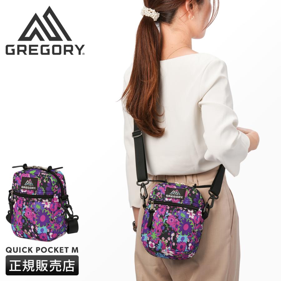 GREGORY グレゴリー　ショルダーバッグ　花柄　Mサイズ GREGORY グレゴリー ショルダーバッグ 