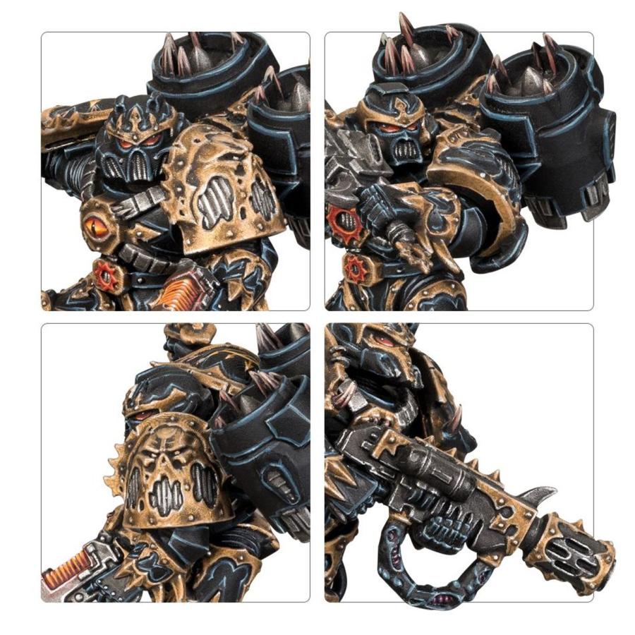 Warhammer 40,000 ケイオスラプター5体 ウォーハンマー 40000 ケイオス・スペースマリーン：ラプター