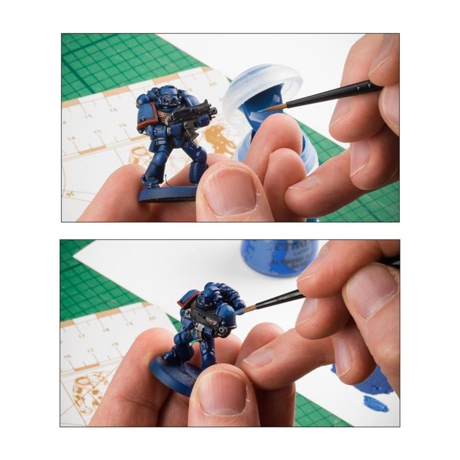 レイヤー ブラシ ・ S サイズ　6本セット　Warhammer　ウォーハンマー ウォーハンマー シタデル レイヤーブラシ(M）WARHAMMER CITADEL MEDIUM