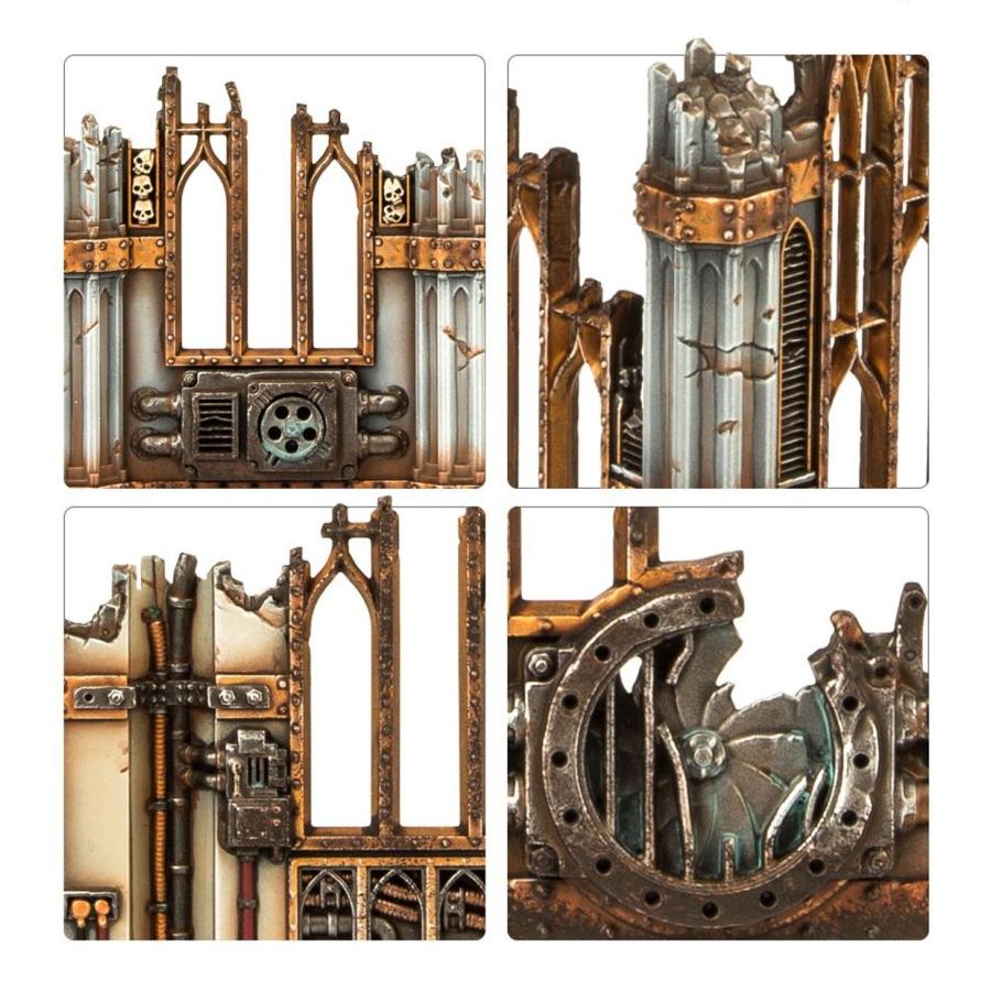 DragonGames]ウォーハンマー40k テレイン 帝国の市街 レア