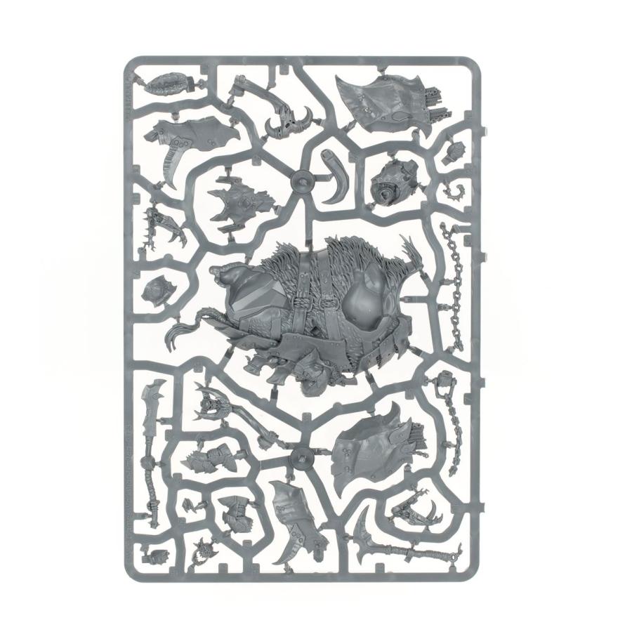 マンモスタスク　4個セット ウォーハンマー 89-81 オールク・ウォークラン：タスクボス