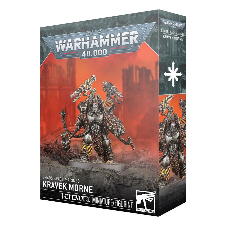 ウォーハンマー 40000 ケイオススペースマリーン クラヴェク・モーン WARHAMMER 40k CHAOS SPACE MARINES KRAVEK MORNE 43-33 | ブランド登録なし | 02