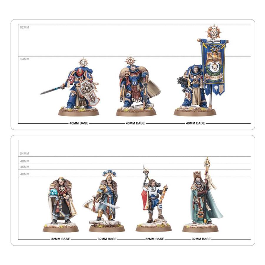 ウォーハンマー 55-76 40k スペースマリーン中隊長タイタス＆ウルトラ