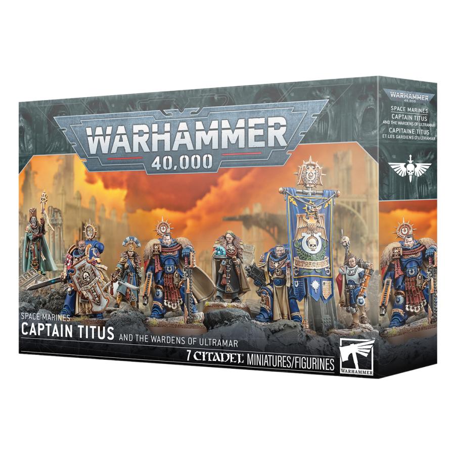 ウォーハンマー 55-76 40k スペースマリーン中隊長タイタス＆ウルトラ
