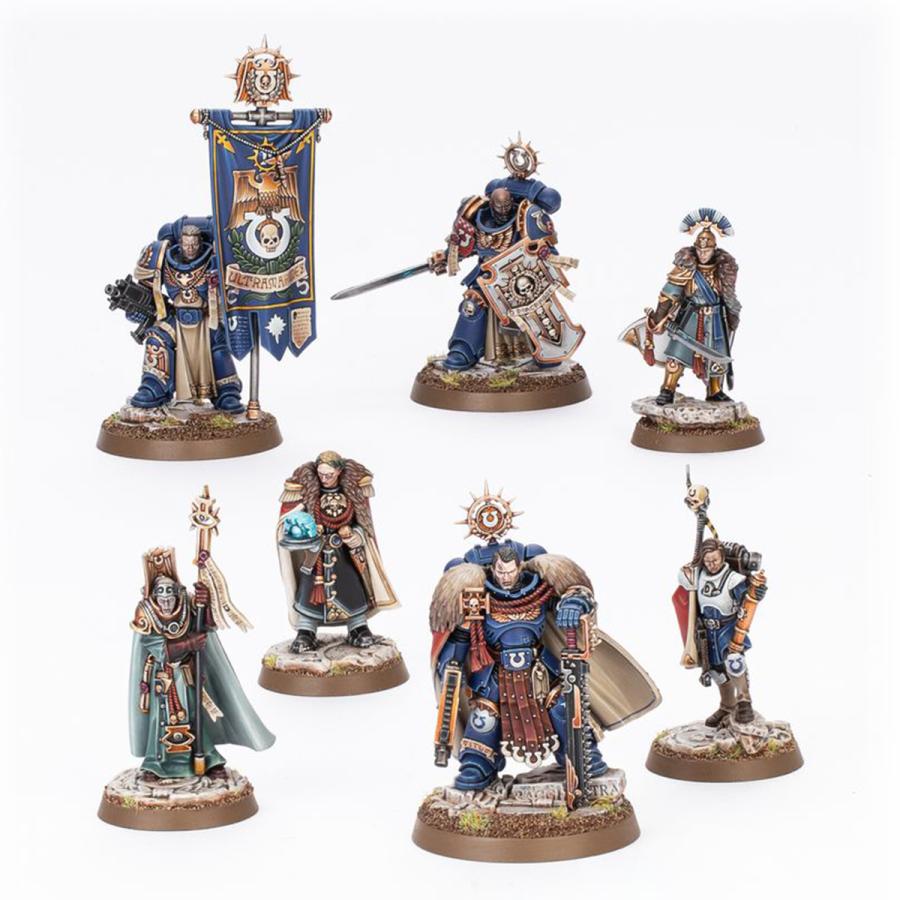 ウォーハンマー 55-76 40k スペースマリーン中隊長タイタス＆ウルトラ