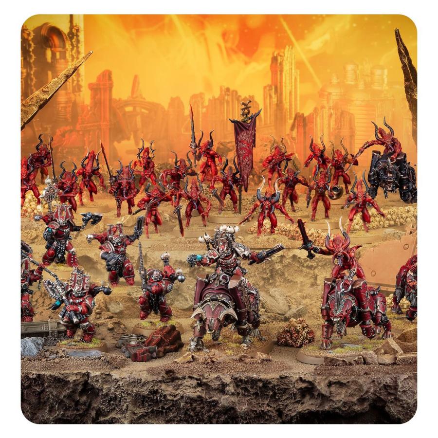ウォーハンマー 40k ワールドイーター バトルフォース：コーン神の悪魔群団 WARHAMMER 40,000 WORLD EATERS BATTLEFORCE：KHORNE DAEMONKIN 67-07 | ブランド登録なし | 02