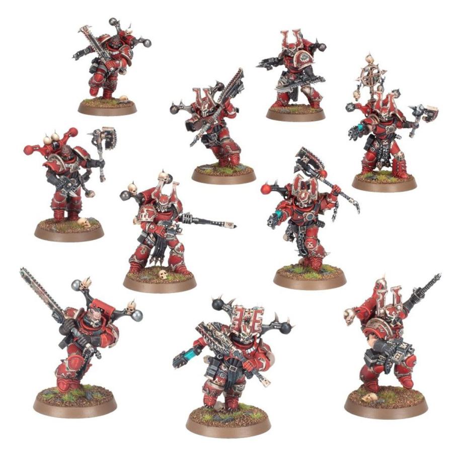 ウォーハンマー 40k ワールドイーター バトルフォース：コーン神の悪魔群団 WARHAMMER 40,000 WORLD EATERS BATTLEFORCE：KHORNE DAEMONKIN 67-07 | ブランド登録なし | 07