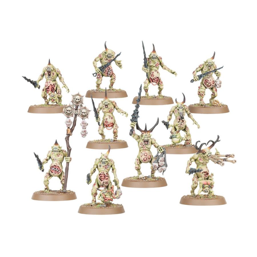 ウォーハンマー エイジ・オヴ・シグマー（AoS） 名高き連隊：マゴットキン・オヴ・ナーグル：膿疱衆 WARHAMMER AGE OF SIGMAR 83-106 | ブランド登録なし | 09