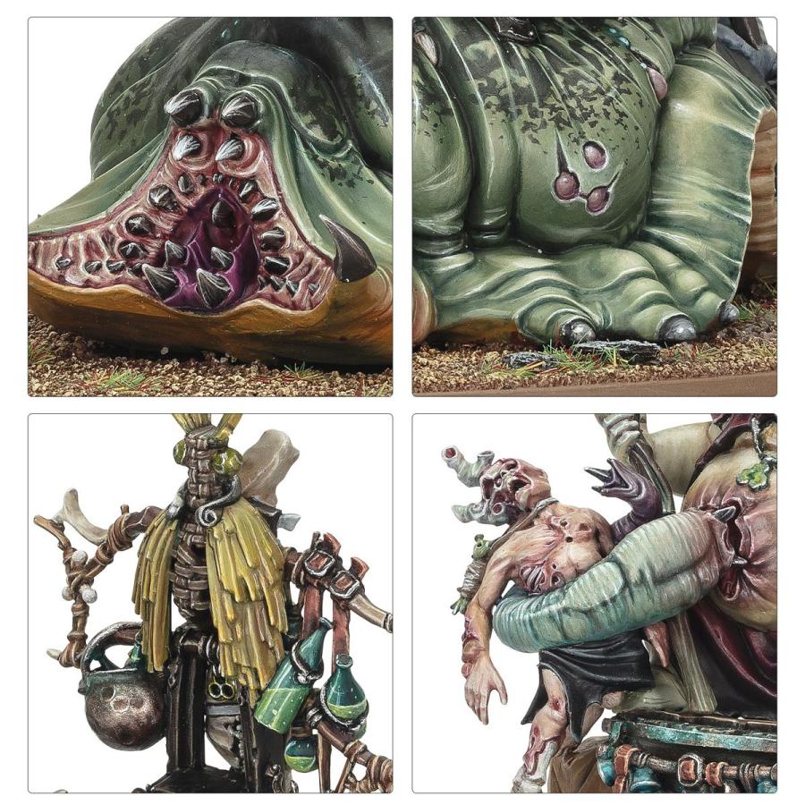 ウォーハンマー エイジ・オヴ・シグマー（AoS） マゴットキン・オヴ・ナーグル：“蛭の王”フェスタス WARHAMMER AGE OF SIGMAR 83-115 | ブランド登録なし | 10