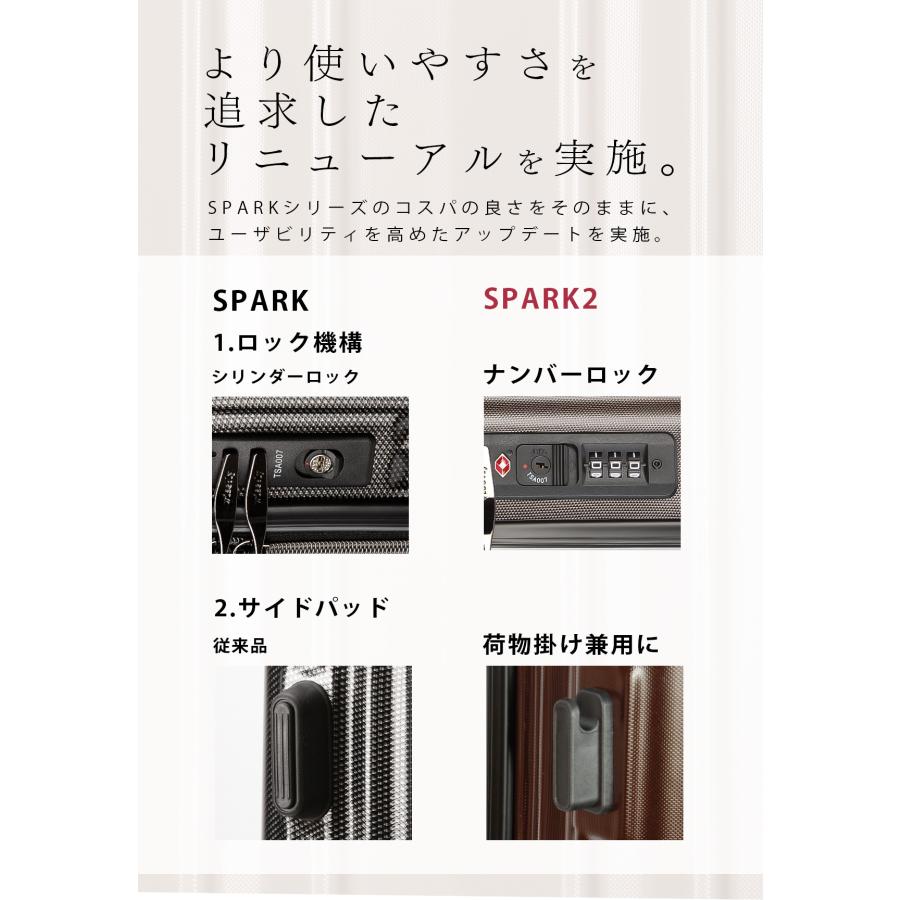 最大42% 4/22限定 ワイズリー スーツケース 機内持ち込み Sサイズ SS 37L/41L 軽量 拡張機能 小型 小さめ キャリーケース スパーク2 wise:ly SPARK 2 338-2501の画像