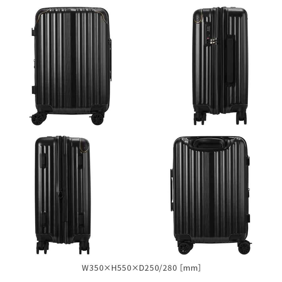 最大42% 4/22限定 ワイズリー スーツケース 機内持ち込み Sサイズ SS 37L/41L 軽量 拡張機能 小型 小さめ キャリーケース スパーク2 wise:ly SPARK 2 338-2501の画像