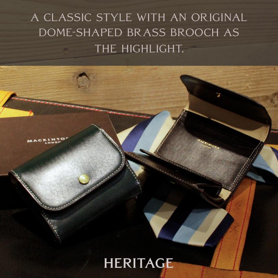 美品日本製マッキントッシュロンドン三つ折り財布メンズレディース折りたたみミニ財布 MACKINTOSH LONDON（マッキントッシュ ロンドン） 最大50% 5/5限定