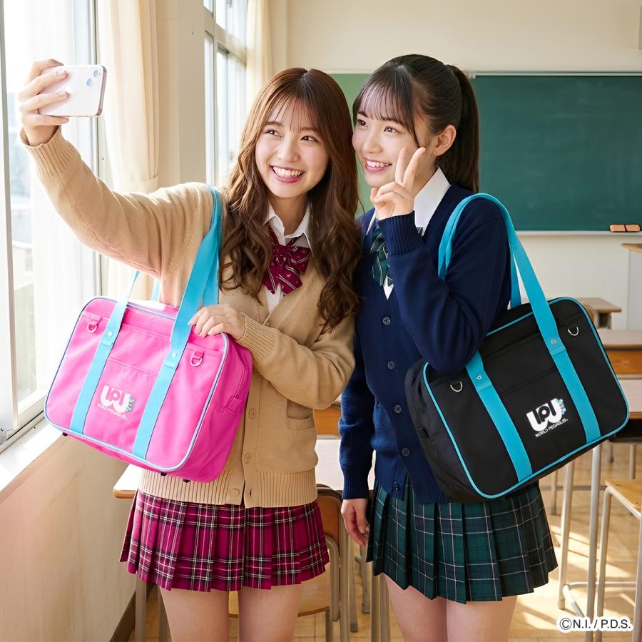 最大41% 3/25限定 2026モデル ワールドペガサス スクールバッグ ワッペ スクバ エンジェルブルー 女子 女子高生 高校生 中学生 通学 カバン かわいい WPAB001 | ワールドペガサス | 18