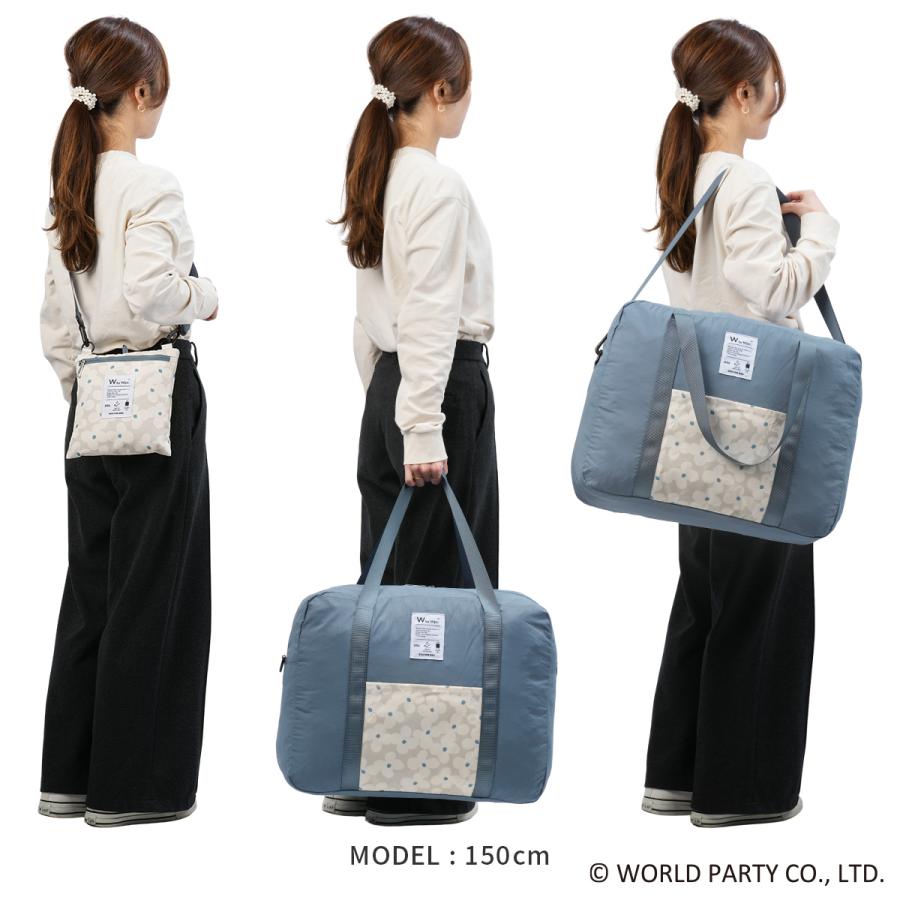 最大50% 2/15限定 Wpc. Patterns ダブリュピーシー 3WAYボストンバッグ レディース ブランド 35L 軽量 撥水 旅行 パッカブル ダッフルバッグ グラース 31029 | Wpc. | 09