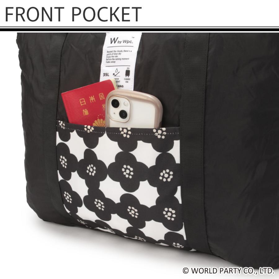 最大50% 10/7限定 Wpc. Patterns ダブリュピーシー 3WAYボストンバッグ レディース ブランド 35L 軽量 撥水 旅行 パッカブル ダッフルバッグ グラース 31029 | Wpc. | 13