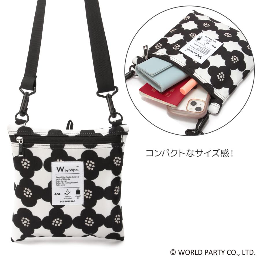 最大50% 10/7限定 Wpc. Patterns ダブリュピーシー 3WAYボストンバッグ レディース ブランド 45L 軽量 撥水 旅行 パッカブル ダッフルバッグ グラース 31034 | Wpc. | 19