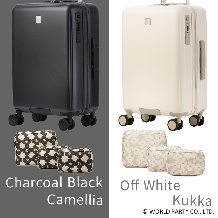 最大51% 2/11限定 Wpc. Patterns スーツケース 機内持ち込み Sサイズ SS 35L/40L 軽量 小型 小さめ 拡張 静音キャスター ストッパー ポーチ付き シンシア 69000 | Wpc. | 06