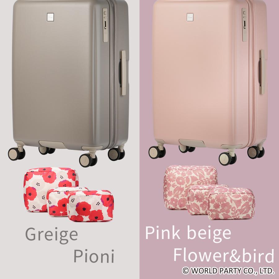 最大51% 2/11限定 Wpc. Patterns スーツケース Mサイズ 58L/66L 軽量 中型 拡張機能 静音キャスター ストッパー 4輪 双輪 ポーチ付き シンシア sincere 69001 | Wpc. | 07