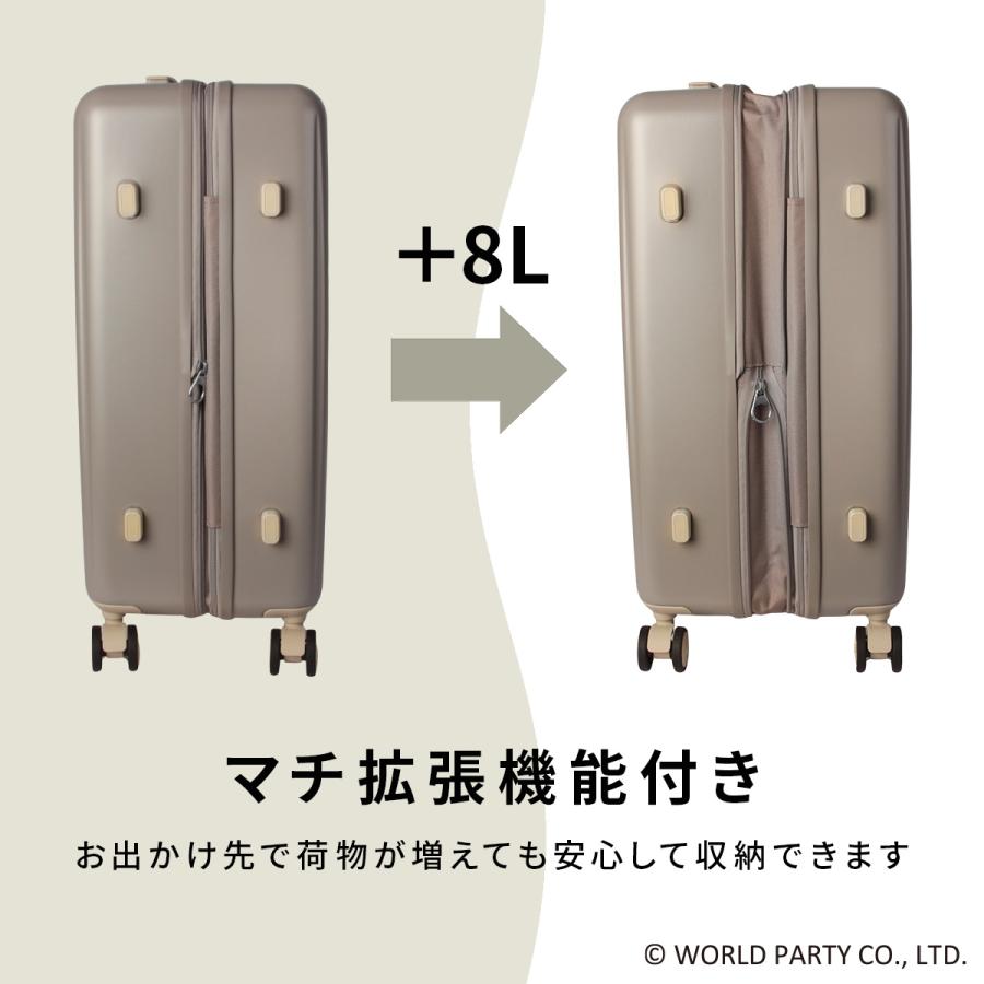 Wpc. 最大50% 7/5限定 Wpc. Patterns スーツケース Mサイズ 58L/66L