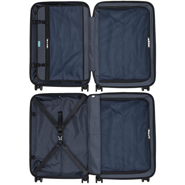 最大50% 4/25限定 ワールドトラベラー ボトムベイ スーツケース キャリーケース 53L Mサイズ 静音 軽量 ストッパー付き World Traveler 06952 | World Traveler | 17