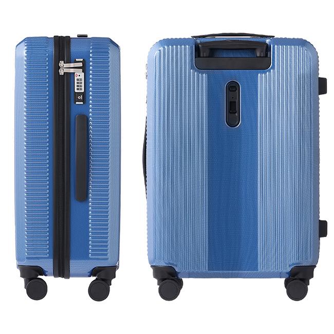 最大50% 3/25限定 ワールドトラベラー ボトムベイ スーツケース キャリーケース 53L Mサイズ 静音 軽量 ストッパー付き World Traveler 06952 | World Traveler | 08