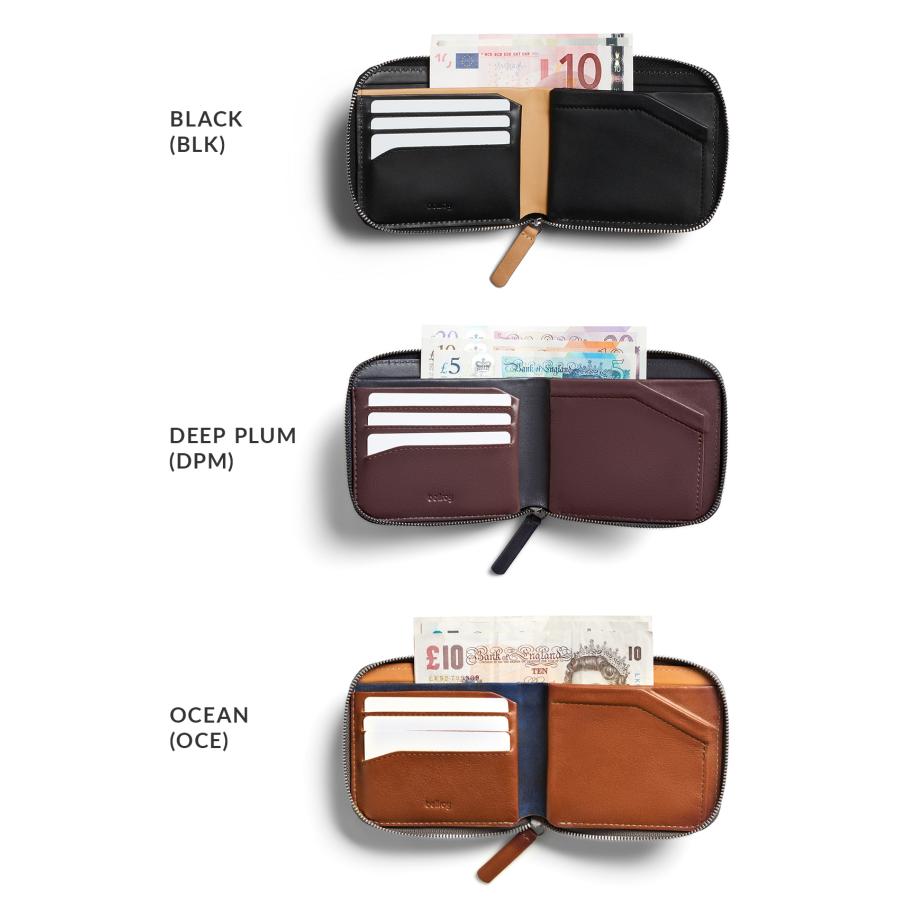 最大51% 1/27限定 Bellroy Zip Wallet ベルロイ ジップウォレット 二つ折り財布 メンズ レディース ブランド レザー 本革 RFID保護対応 WZWA 3年保証 在庫限り | Bellroy | 06