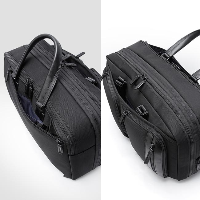 美品　ゼロハリバートン　ZEST　ビジネスバッグ　2気室　2WAY　大容量 ゼロハリバートン】 ZEST2／ゼスト2 バックパック ブリーフ