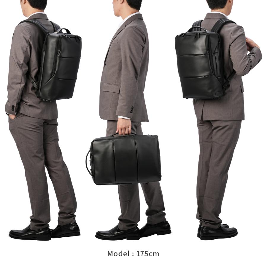 最大51% 2/11限定 ゼロハリバートン ビジネスリュック ビジネスバッグ メンズ ブランド レザー 本革 A4 B4 17L PC収納 ZERO HALLIBURTON Z PACK type-L2 81502 | ZERO HALLIBURTON | 06