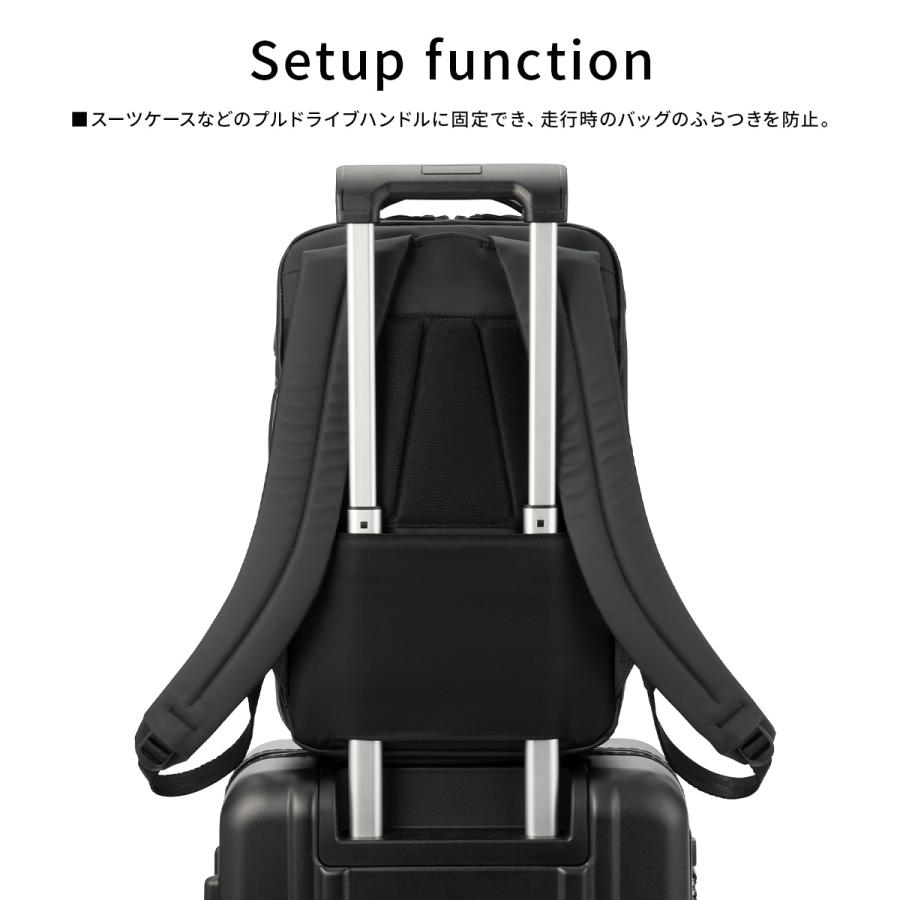 ゼロハリバートン ビジネスリュック ビジネスバッグ メンズ ブランド 通勤 A4 13L PC収納 13.3インチ ZERO HALLIBURTON ZFB2 81544 | ZERO HALLIBURTON | 11