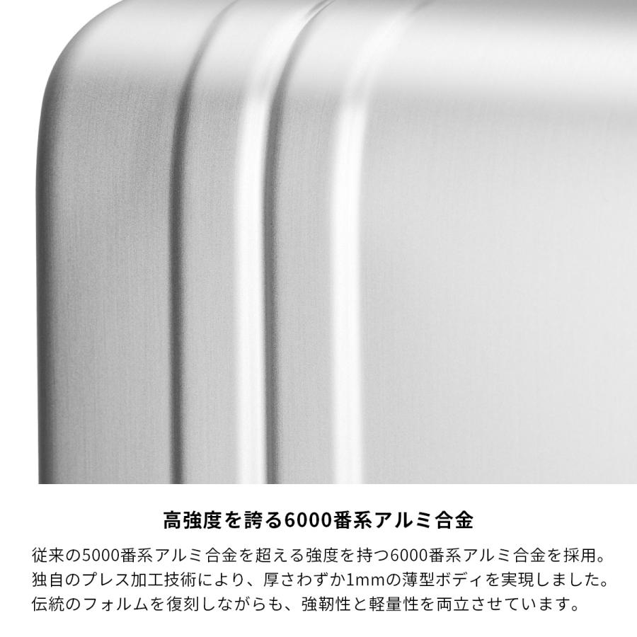 最大51% 2/11限定 ゼロハリバートン ヘリテージライン スーツケース キャリーケース アルミボディ Mサイズ 59L ZERO HALLIBURTON 94423 | ZERO HALLIBURTON | 02