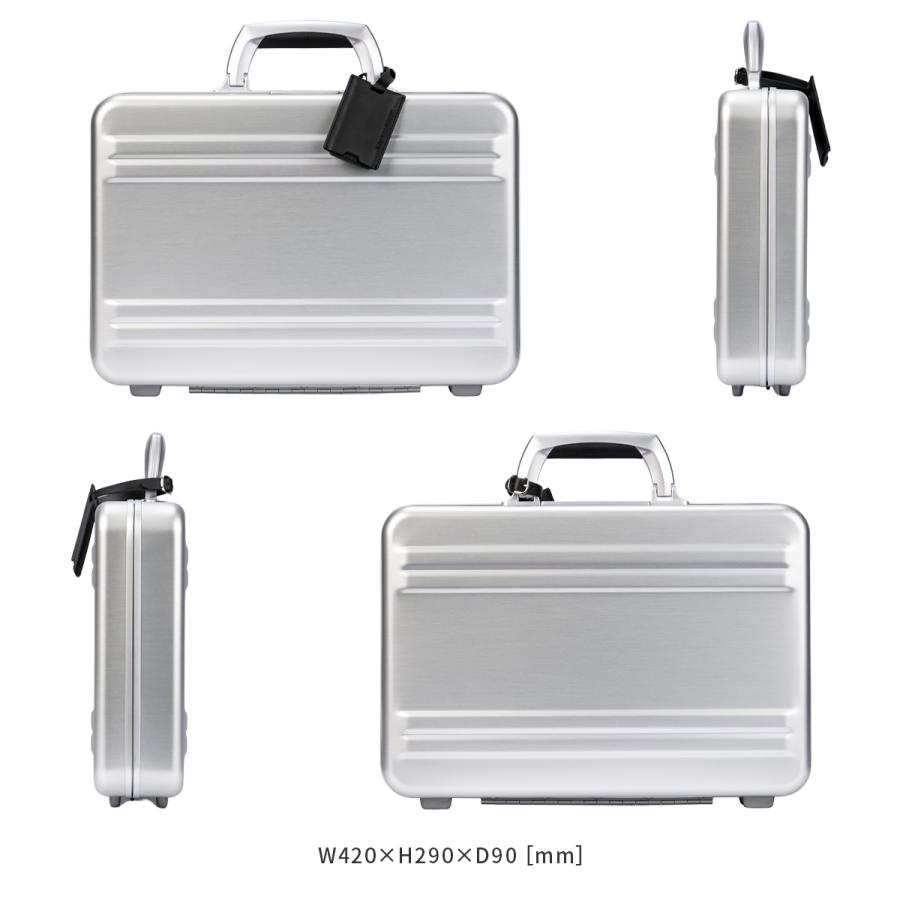 最大50% 3/25限定 ゼロハリバートン アルミ アタッシュケース A4 ZERO HALLIBURTON Slim Alumium ATT 94431-05 | ZERO HALLIBURTON | 04